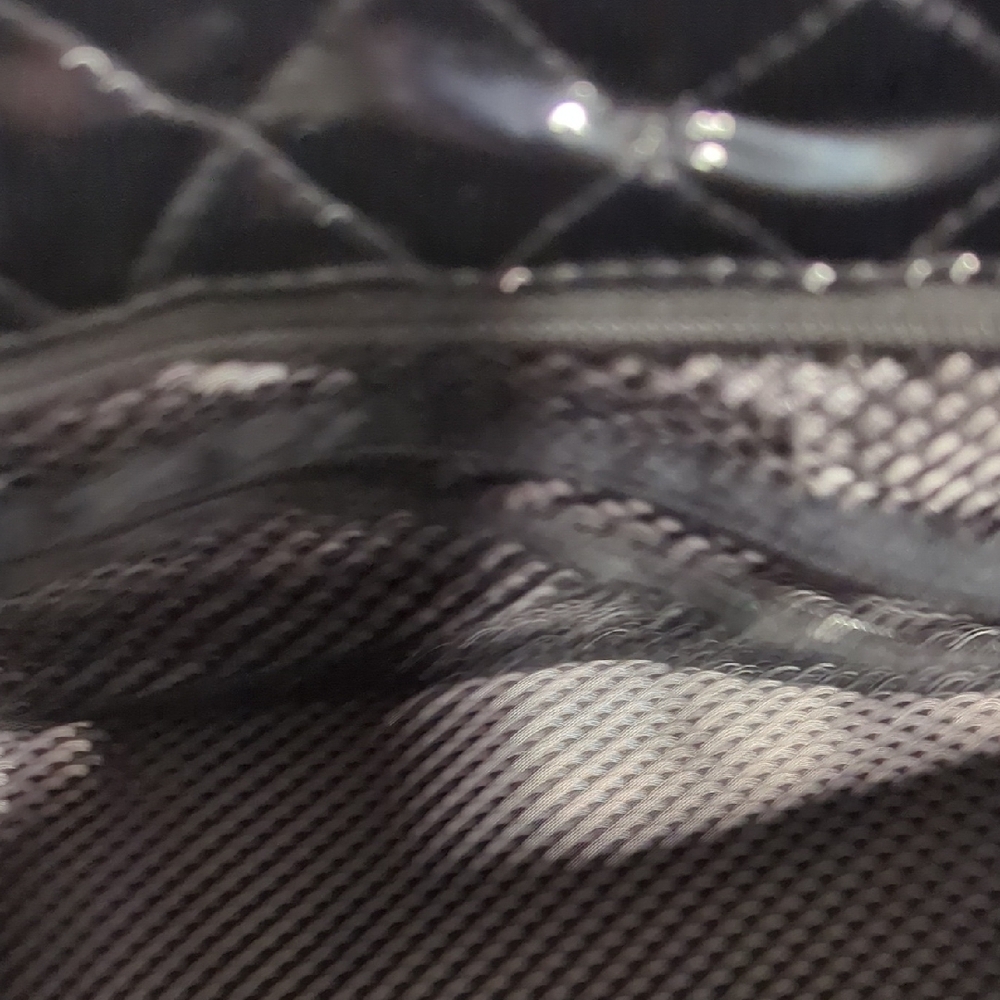 Caboodles Black Quilted Tote with Polka Dot Bow - Picture 6 of 15